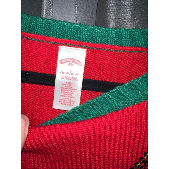 Ugly Christmas Sweater Xmas Size 1X Unicorn - Picture 2 of 3